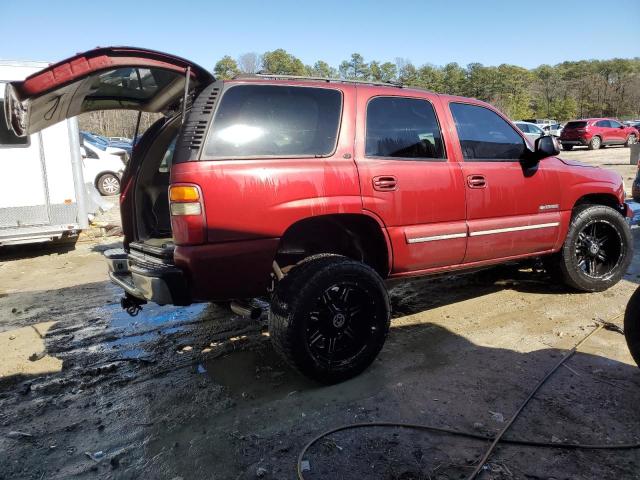 1GNEK13Z43J136363 - 2003 CHEVROLET TAHOE K1500 MAROON photo 3