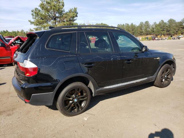 WBXPC93438WJ04650 - 2008 BMW X3 3.0SI BLACK photo 3