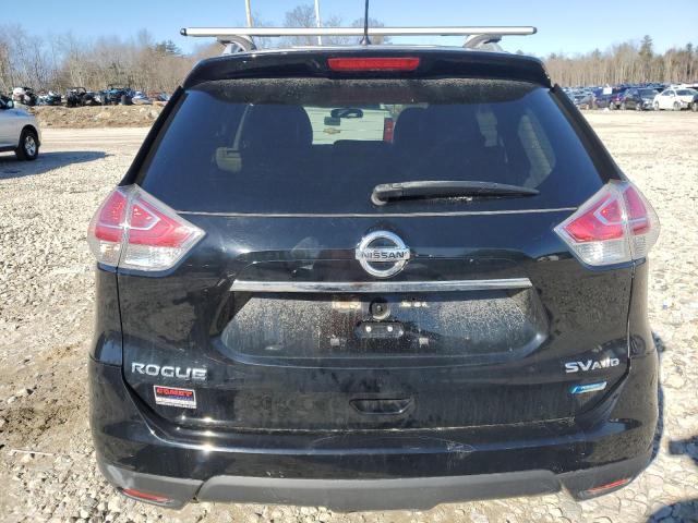 5N1AT2MV0EC760962 - 2014 NISSAN ROGUE S BLACK photo 6