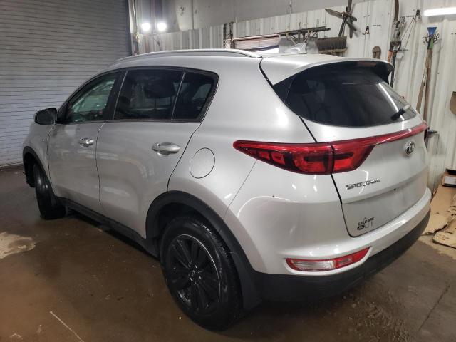 KNDPMCAC8K7566625 - 2019 KIA SPORTAGE LX SILVER photo 2