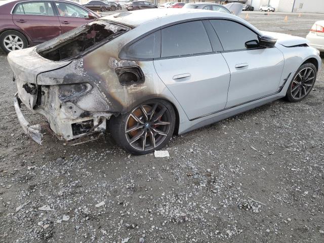 WBY33AW03PFN52597 - 2023 BMW I4 M50 GRAY photo 3