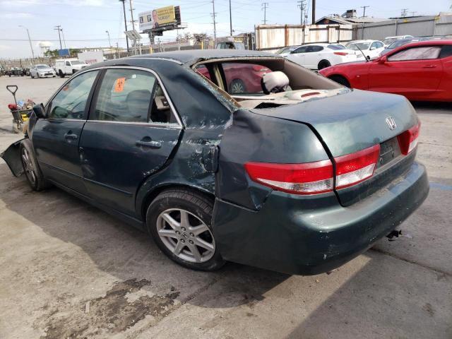 1HGCM66563A054393 - 2003 HONDA ACCORD EX GREEN photo 2