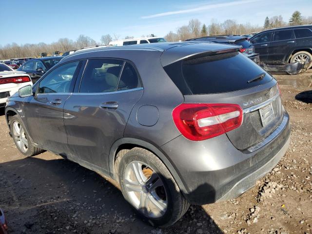 WDCTG4GB1FJ174082 - 2015 MERCEDES-BENZ GLA 250 4MATIC GRAY photo 2