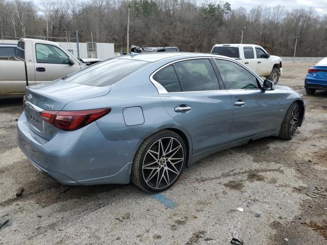 JN1EV7AP4JM361692 - 2018 INFINITI Q50 LUXE BLUE photo 3