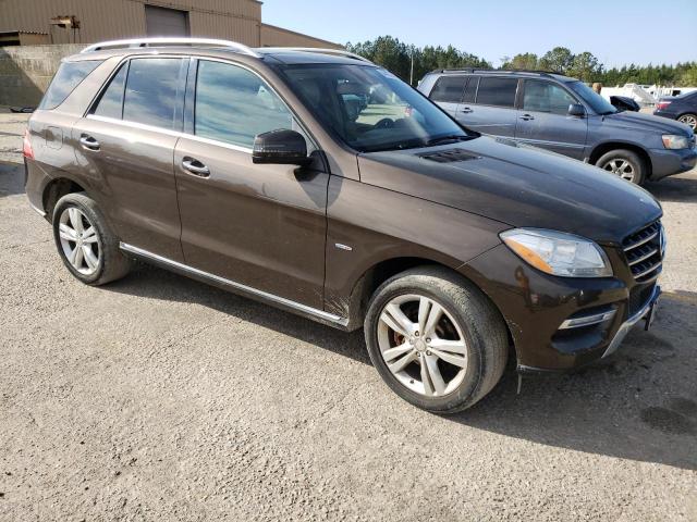 4JGDA5HB1CA009947 - 2012 MERCEDES-BENZ ML 350 4MATIC BROWN photo 4