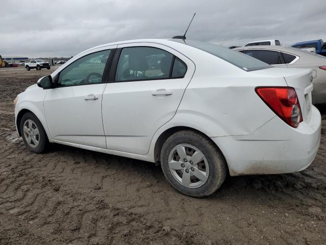 1G1JA5SH2F4116442 - 2015 CHEVROLET SONIC LS WHITE photo 2
