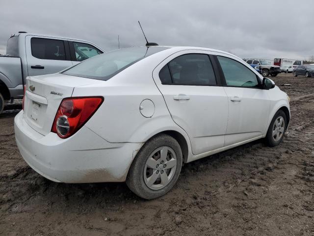1G1JA5SH2F4116442 - 2015 CHEVROLET SONIC LS WHITE photo 3