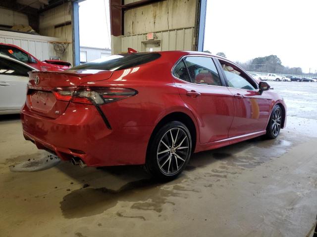 4T1G11AK4RU193546 - 2024 TOYOTA CAMRY SE NIGHT SHADE RED photo 3