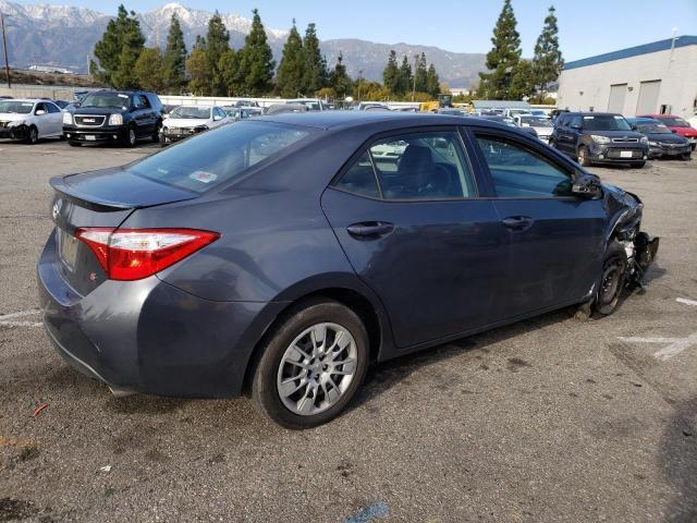 5YFBURHE4FP336122 - 2015 TOYOTA COROLLA L BLUE photo 3