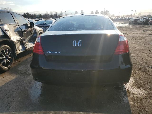 1HGCS12809A015588 - 2009 HONDA ACCORD EXL BLACK photo 6