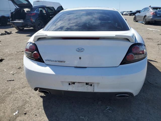 KMHHM66D97U257208 - 2007 HYUNDAI TIBURON GS WHITE photo 6