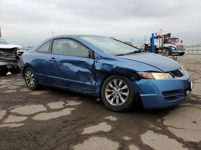 2HGFG12869H522446 - 2009 HONDA CIVIC EX BLUE photo 4