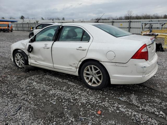 3FAHP0JG6CR110152 - 2012 FORD FUSION SEL WHITE photo 2