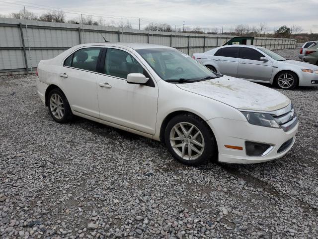 3FAHP0JG6CR110152 - 2012 FORD FUSION SEL WHITE photo 4