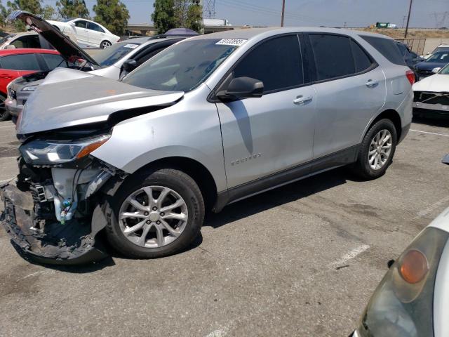 3GNAXHEV6JS576339 - 2018 CHEVROLET EQUINOX LS SILVER photo 1