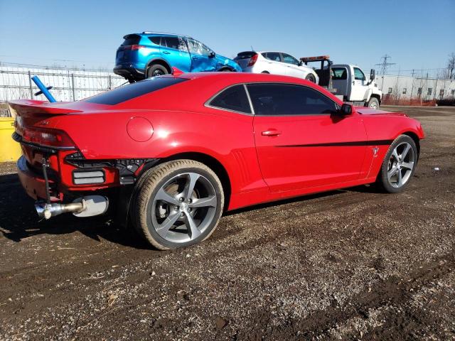 2G1FF1E3XF9232579 - 2015 CHEVROLET CAMARO LT RED photo 3