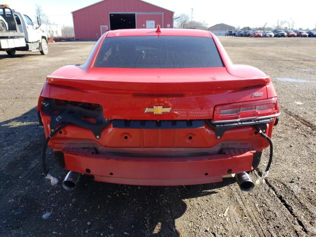 2G1FF1E3XF9232579 - 2015 CHEVROLET CAMARO LT RED photo 6