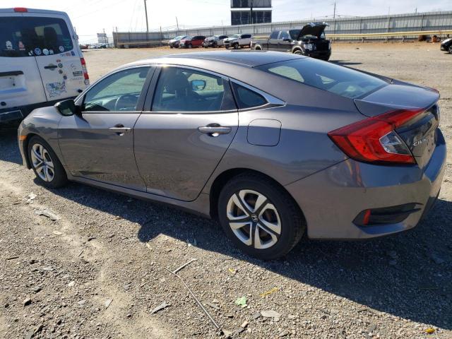 2HGFC2F59HH524594 - 2017 HONDA CIVIC LX GRAY photo 2