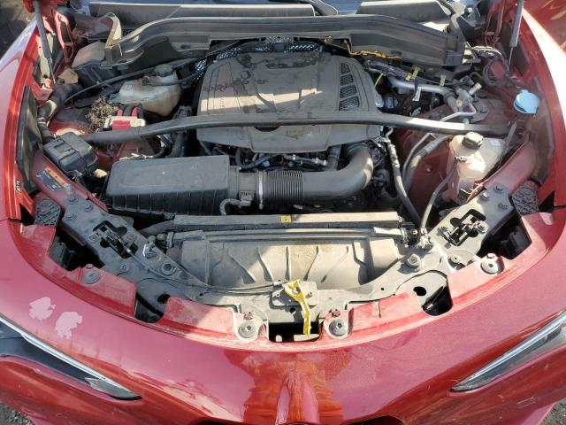 ZASFAKBN0J7B94993 - 2018 ALFA ROMEO STELVIO TI Қызыл фото 12
