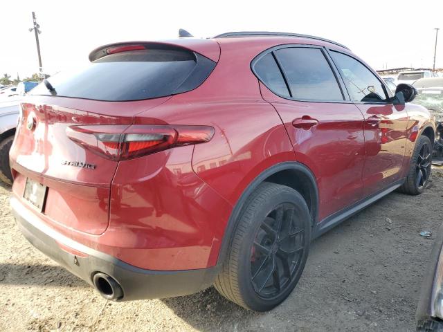 ZASFAKBN0J7B94993 - 2018 ALFA ROMEO STELVIO TI Қызыл фото 3