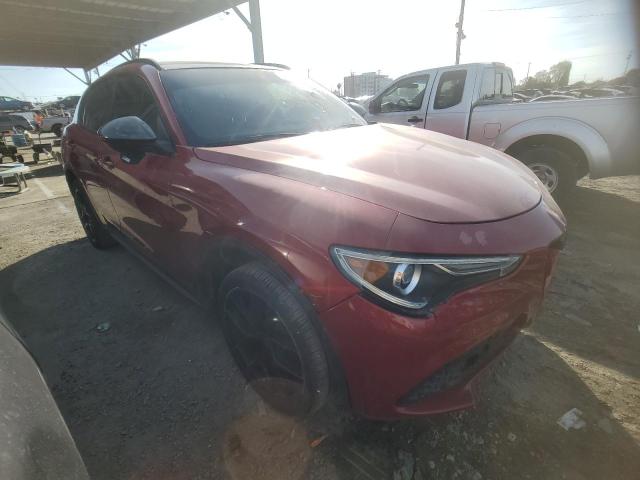 ZASFAKBN0J7B94993 - 2018 ALFA ROMEO STELVIO TI Қызыл фото 4