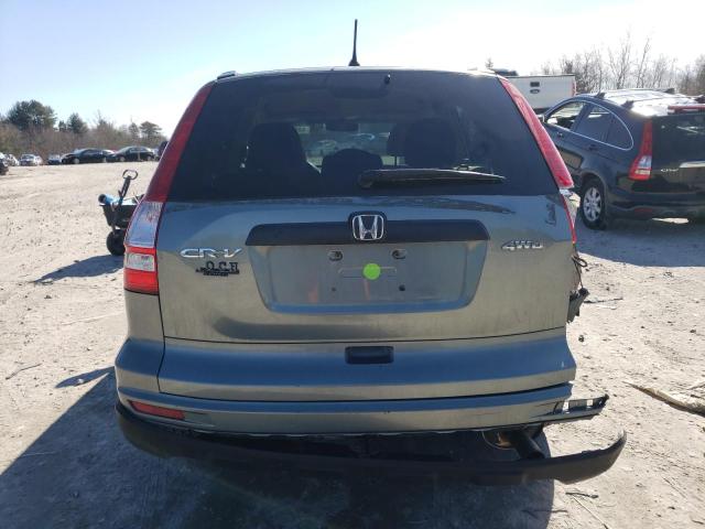 5J6RE4H37AL057868 - 2010 HONDA CR-V LX GRAY photo 6