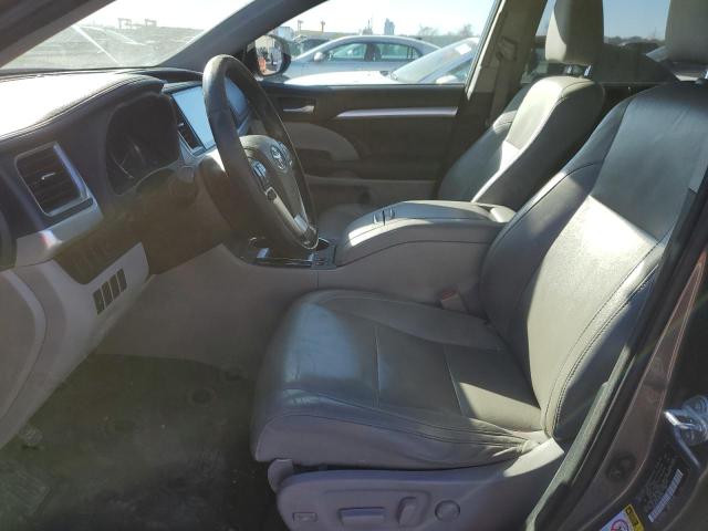 5TDJKRFH7ES064394 - 2014 TOYOTA HIGHLANDER XLE GRAY photo 7