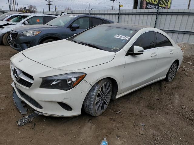 WDDSJ4GB0JN585130 - 2018 MERCEDES-BENZ CLA 250 4MATIC WHITE photo 1