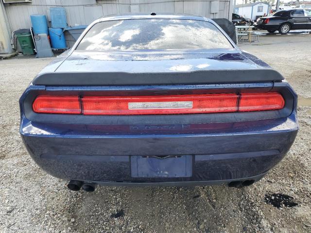 2C3CDYAG8EH302946 - 2014 DODGE CHALLENGER SXT BLUE photo 6