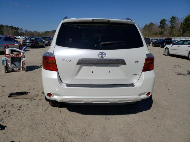 JTEES43A482092835 - 2008 TOYOTA HIGHLANDER SPORT WHITE photo 6