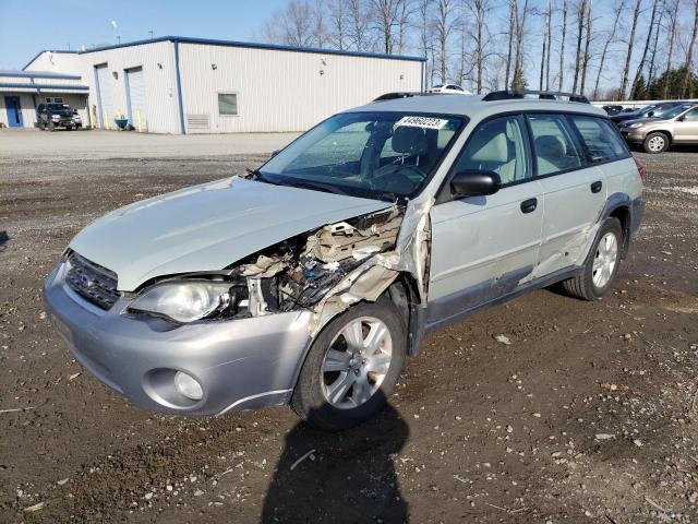 4S4BP61C156334182 - 2005 SUBARU LEGACY OUTBACK 2.5I GREEN photo 1