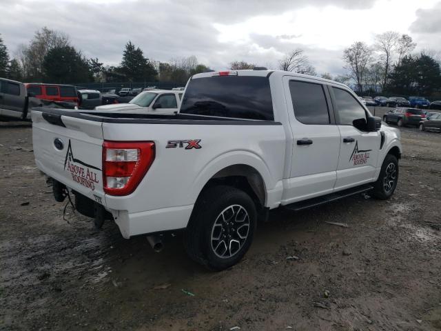 1FTEW1CP8PKD43043 - 2023 FORD F150 SUPERCREW WHITE photo 3