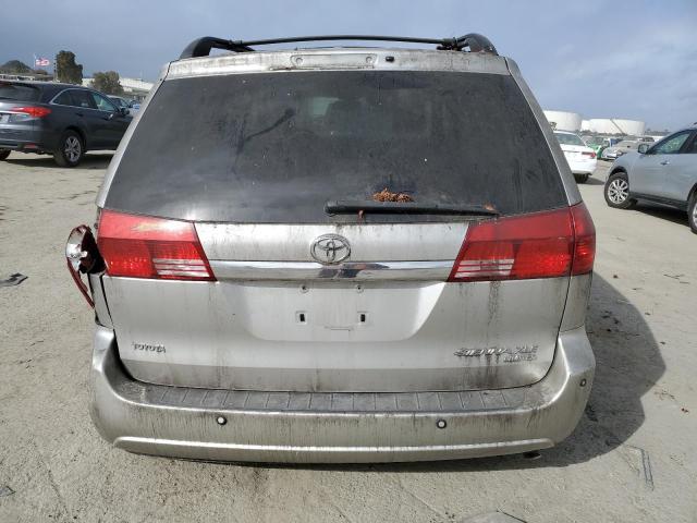 5TDZA22C94S188429 - 2004 TOYOTA SIENNA XLE SILVER photo 6