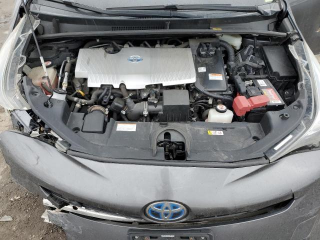 JTDKARFU1H3044278 - 2017 TOYOTA PRIUS GRAY photo 11