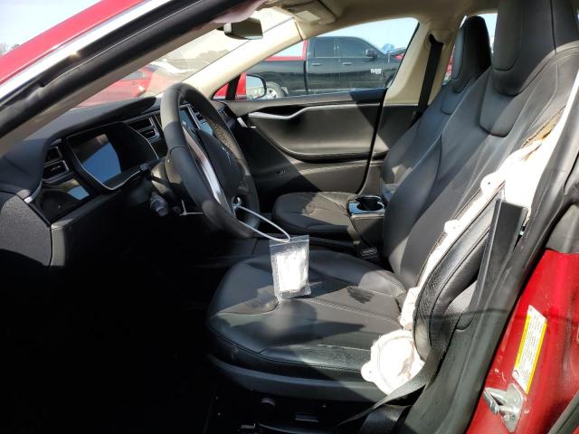 5YJSA1S10EFP42425 - 2014 TESLA MODEL S წითელი ფოტო 7