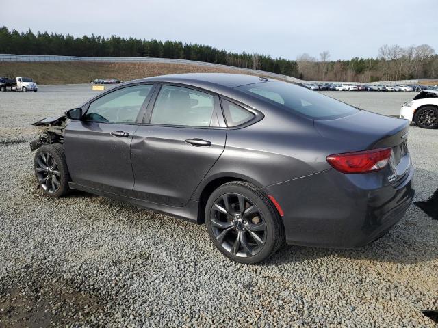 1C3CCCBB3FN566156 - 2015 CHRYSLER 200 S GRAY photo 2