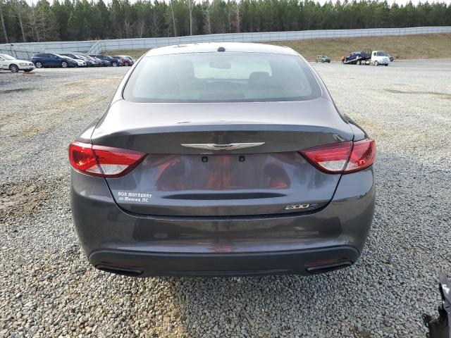 1C3CCCBB3FN566156 - 2015 CHRYSLER 200 S GRAY photo 6