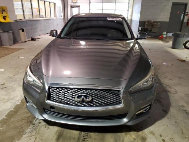 JN1BV7APXFM330019 - 2015 INFINITI Q50 BASE GRAY photo 5