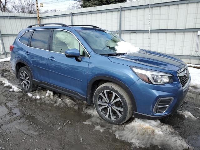 JF2SKASC6KH425809 - 2019 SUBARU FORESTER LIMITED BLUE photo 4