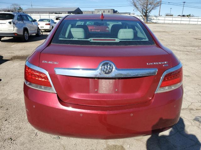 1G4GC5EG4AF239859 - 2010 BUICK LACROSSE CXL MAROON photo 6