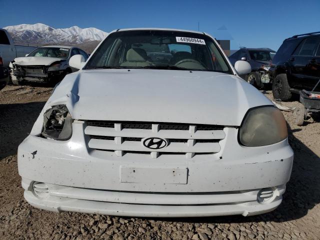 KMHCG45C13U460652 - 2003 HYUNDAI ACCENT GL WHITE photo 5