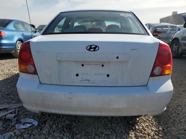 KMHCG45C13U460652 - 2003 HYUNDAI ACCENT GL WHITE photo 6