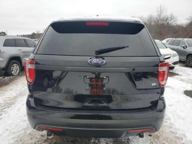 1FM5K8AR0HGA17584 - 2017 FORD EXPLORER POLICE INTERCEPTOR Қара фото 6