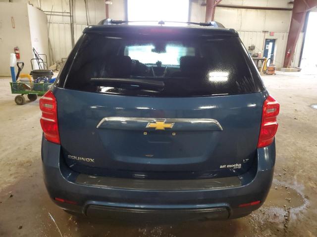 2GNALCEK8H6110232 - 2017 CHEVROLET EQUINOX LT BLUE photo 6