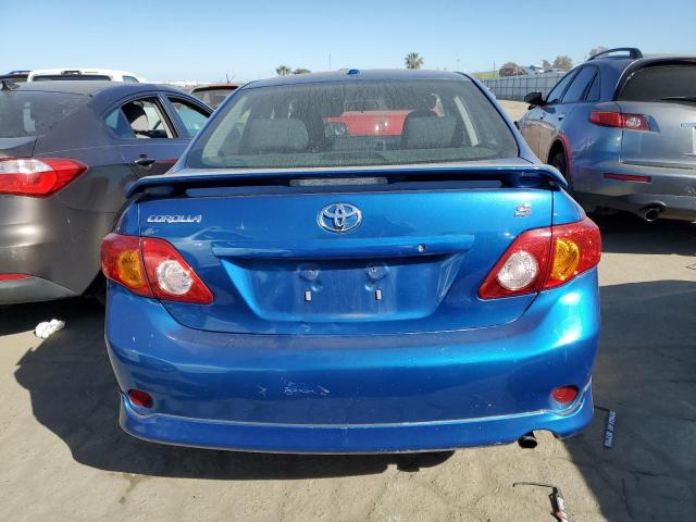 1NXBU4EE8AZ196476 - 2010 TOYOTA COROLLA BASE BLUE photo 6