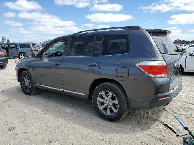 5TDBK3EHXBS072441 - 2011 TOYOTA HIGHLANDER BASE فحمي صورة 2