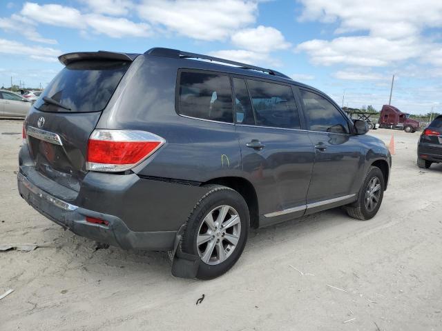 5TDBK3EHXBS072441 - 2011 TOYOTA HIGHLANDER BASE CHARCOAL photo 3