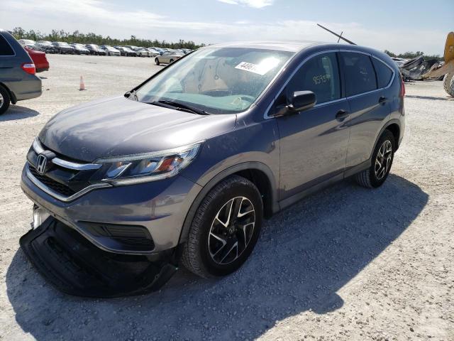 5J6RM3H45GL025001 - 2016 HONDA CR-V SE GRAY photo 1