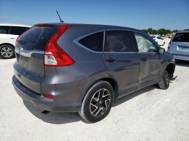 5J6RM3H45GL025001 - 2016 HONDA CR-V SE GRAY photo 3