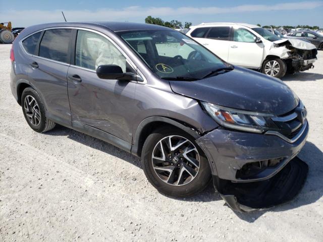 5J6RM3H45GL025001 - 2016 HONDA CR-V SE GRAY photo 4